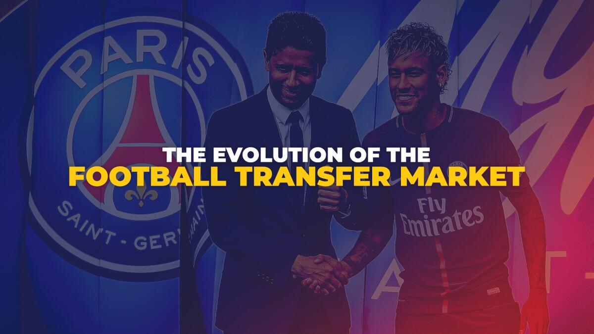 Football transfer market analysis with player statistics